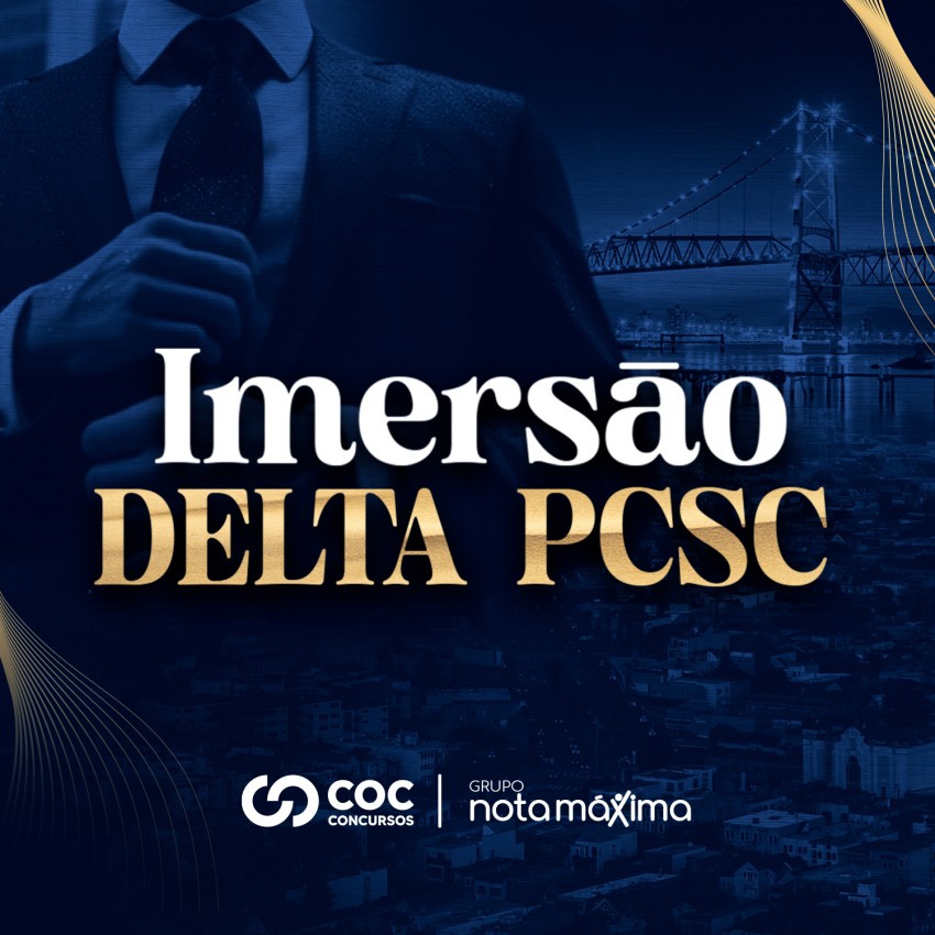 Imers O Delta Delegado Pcsc Coc Concursos Os Melhores