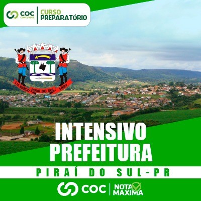 Preparatrio Prefeitura de Pira do Sul - PR