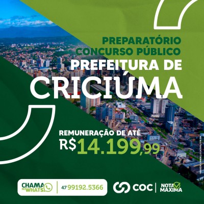 Preparatrio Prefeitura de Cricima | Nvel Superior