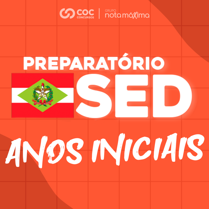 Prep. SED SC ON-LINE - ANOS INICIAIS