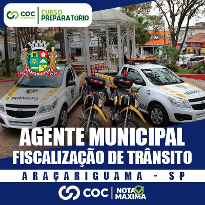 Prep. Prefeitura de Araariguama - SP (Agente Municipal de Fiscalizao de Trnsito)